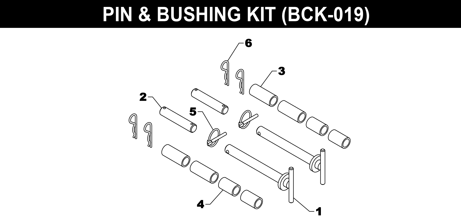 BCK-019 Pin & Bushing Kit