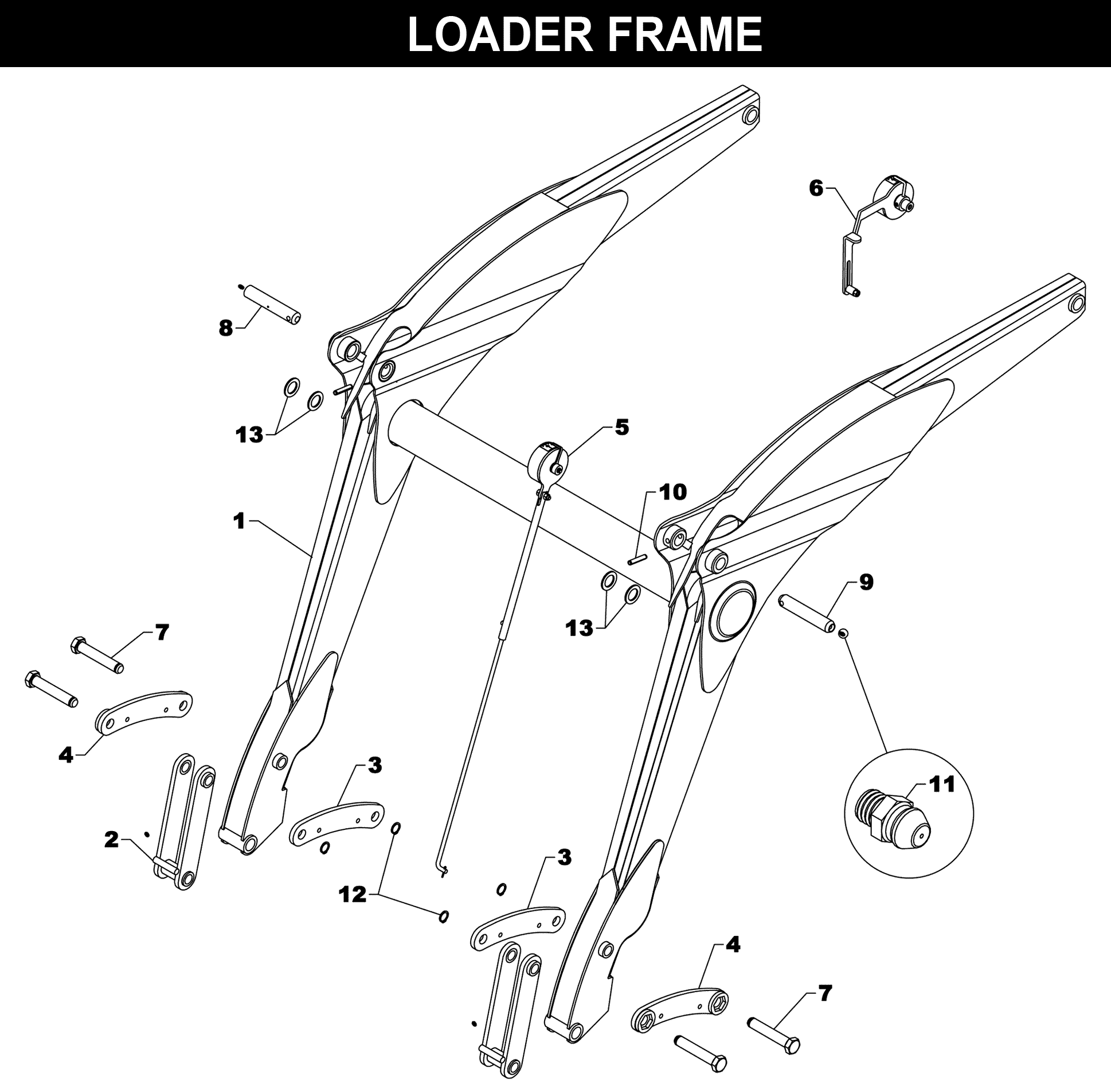 CC-330 Loader Frame