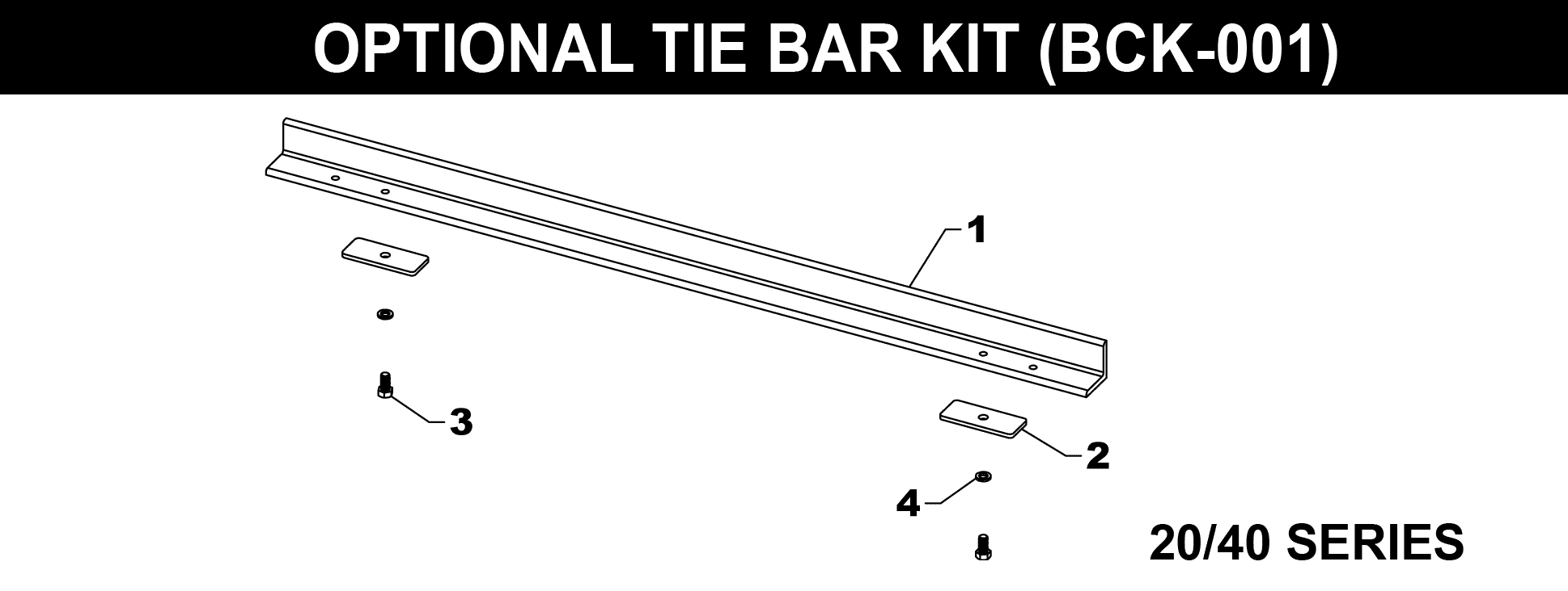 BCK-001 Tie Bar Kit