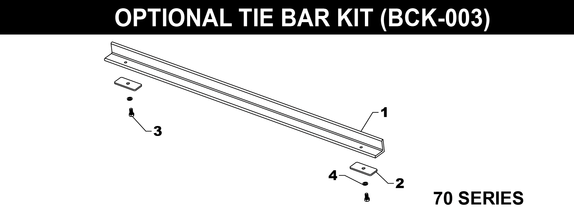 BCK-003 Tie Bar Kit