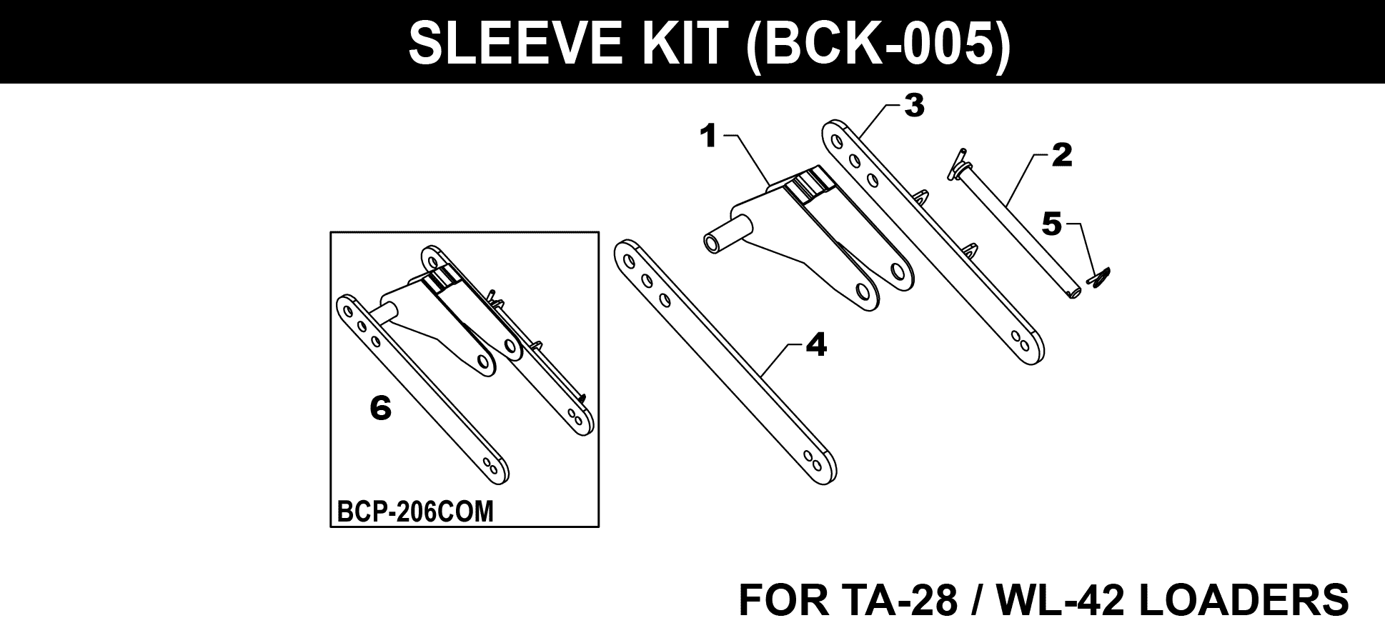 BCK-005 Sleeve Kit