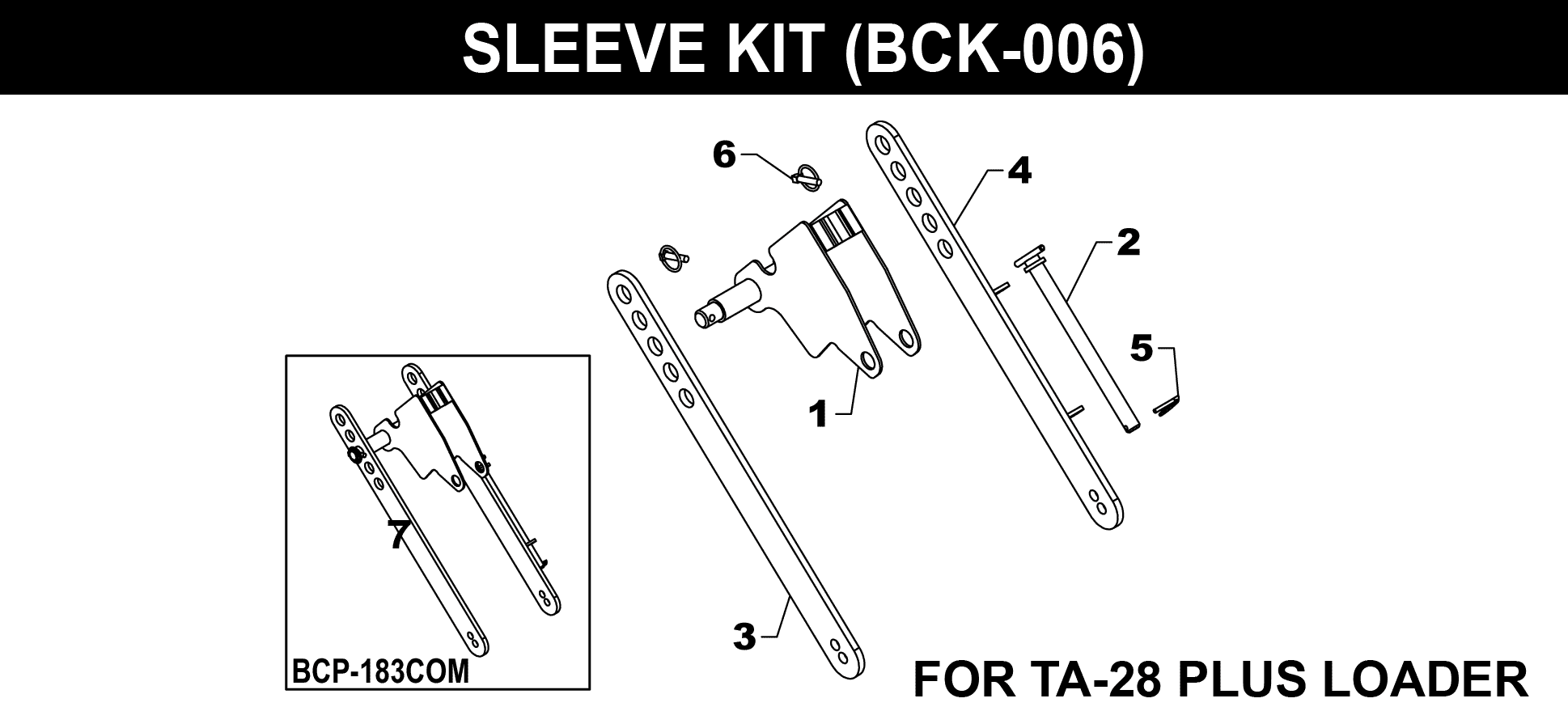 BCK-006 Sleeve Kit