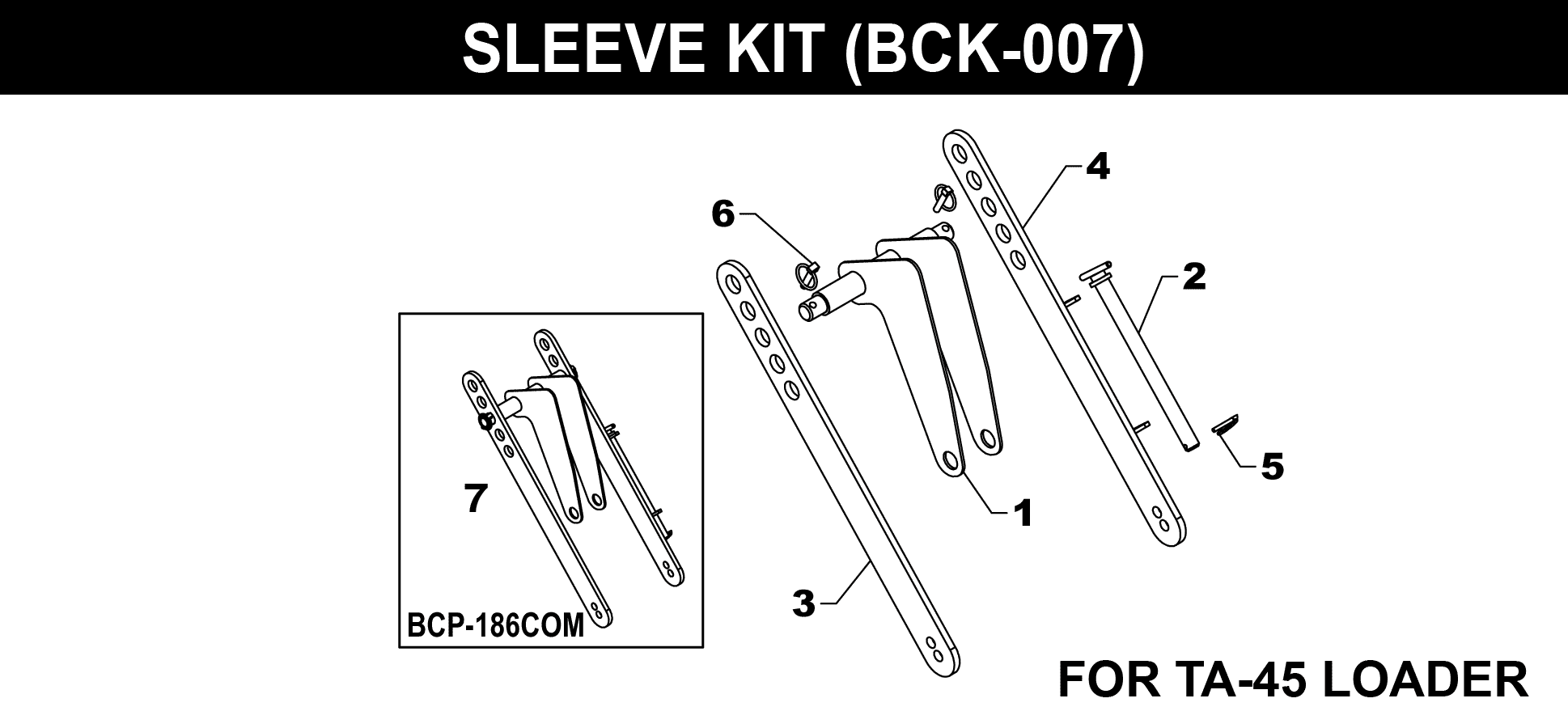 BCK-007 Sleeve Kit
