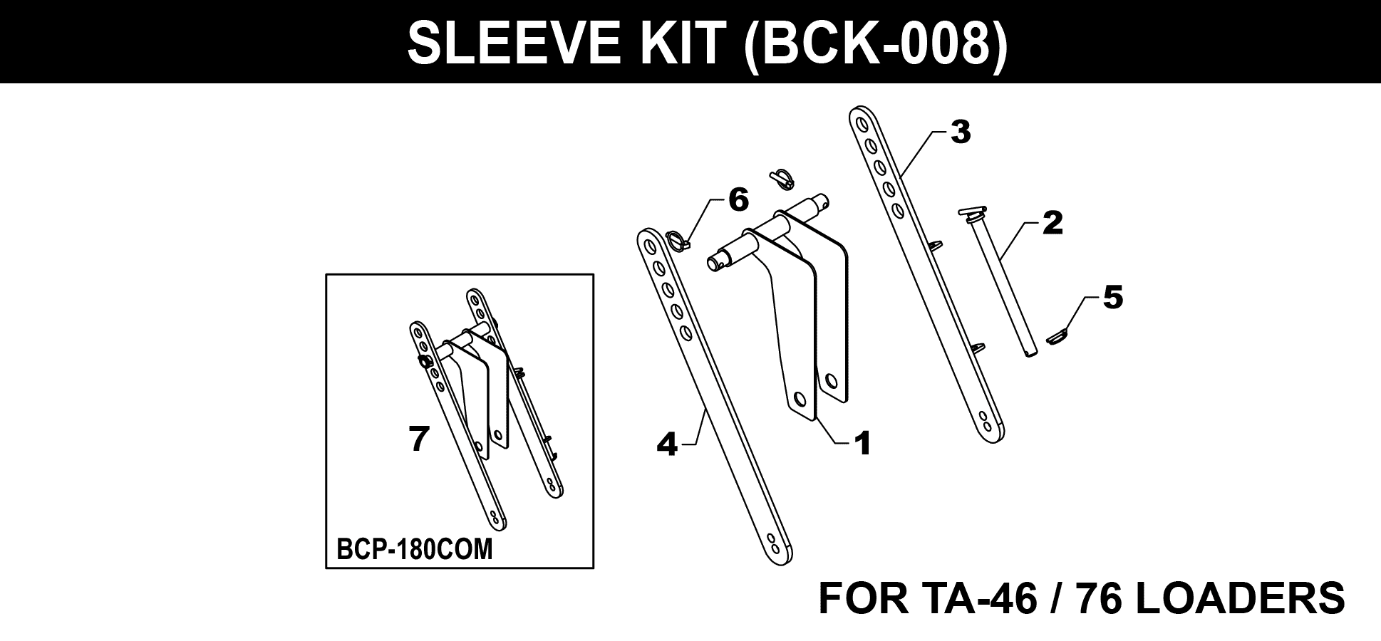BCK-008 Sleeve Kit