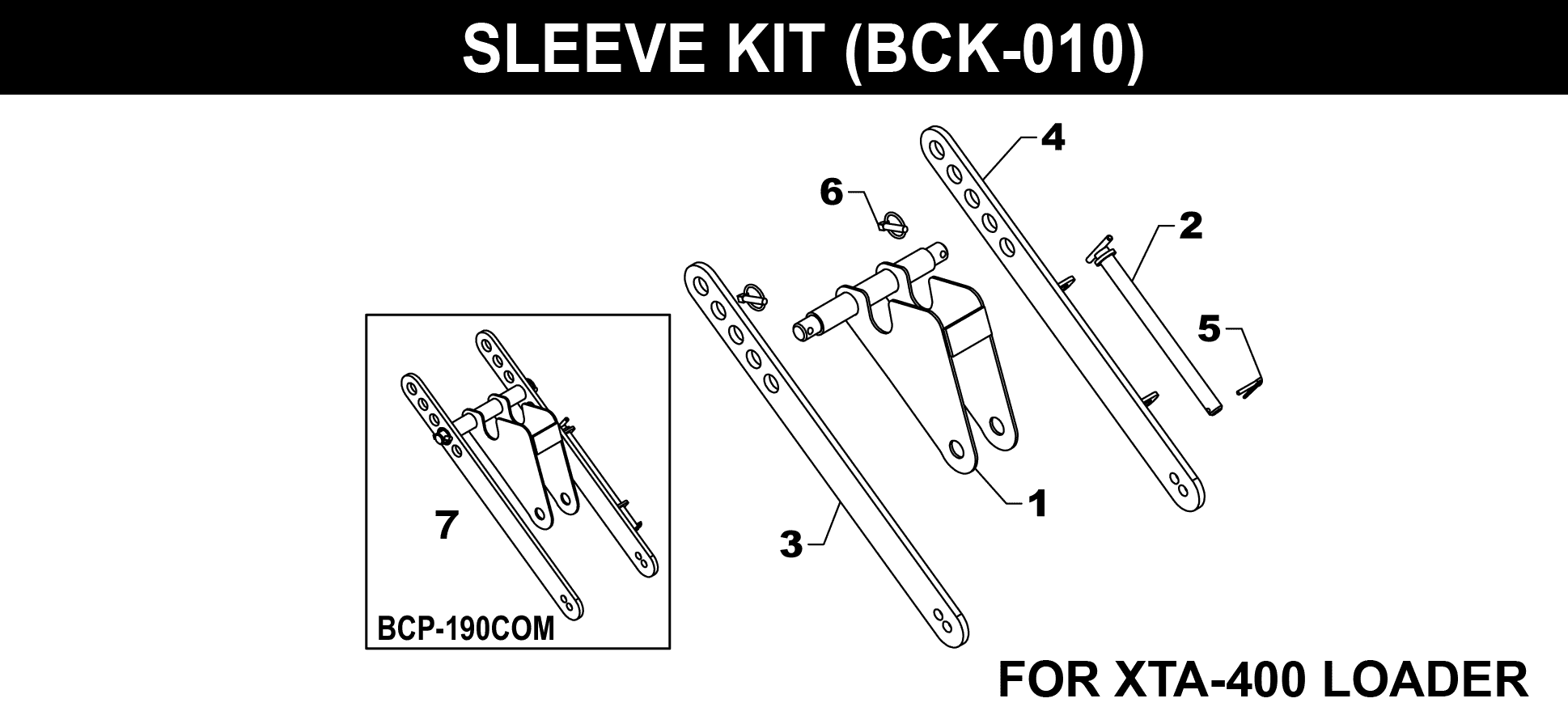 BCK-010 Sleeve Kit