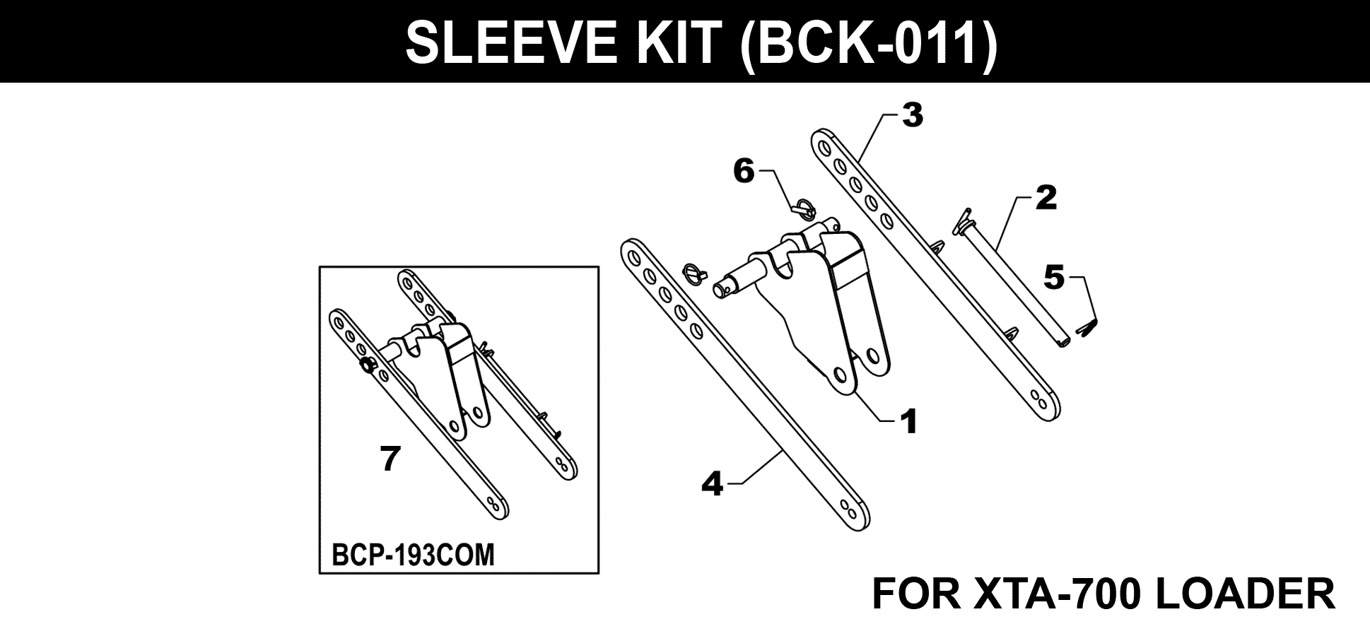 BCK-011 Sleeve Kit