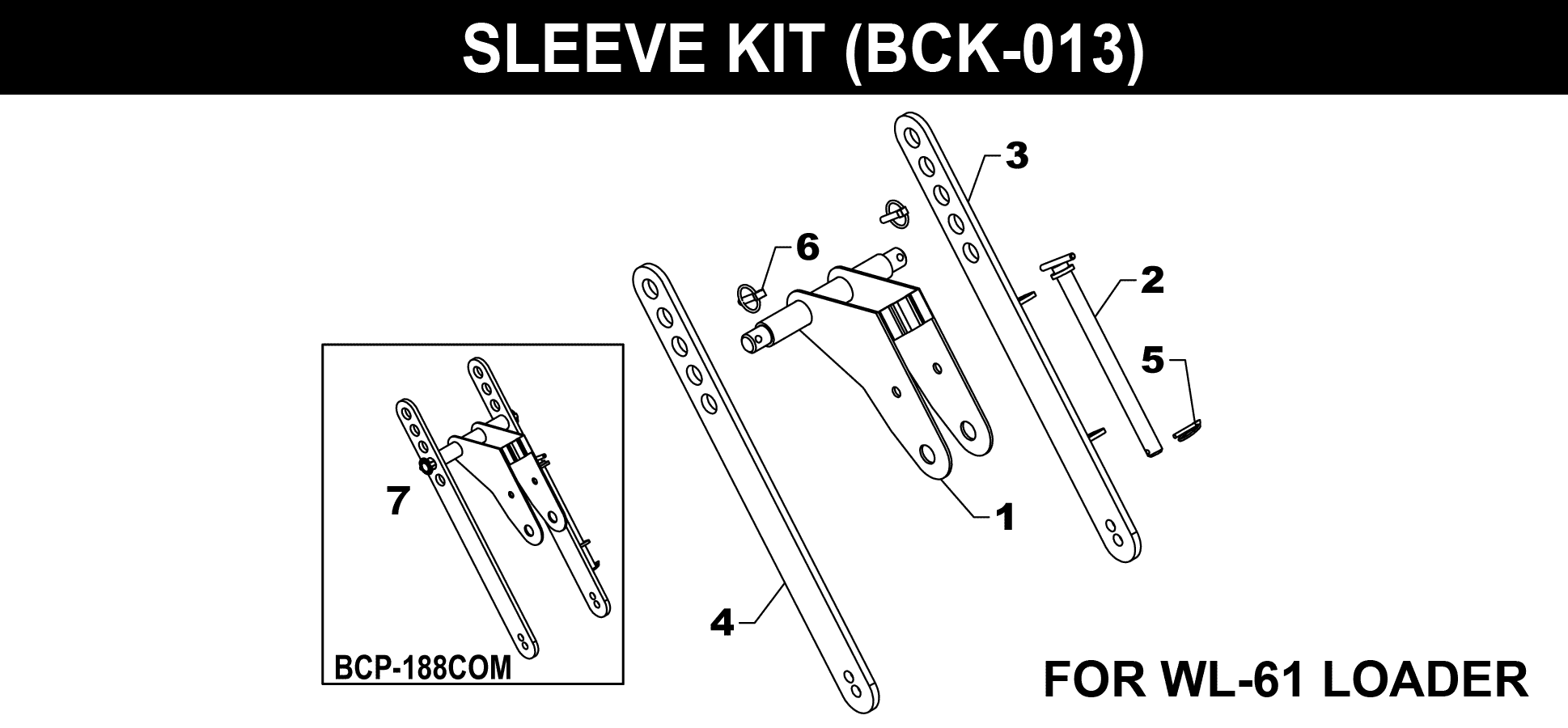 BCK-013 Sleeve Kit