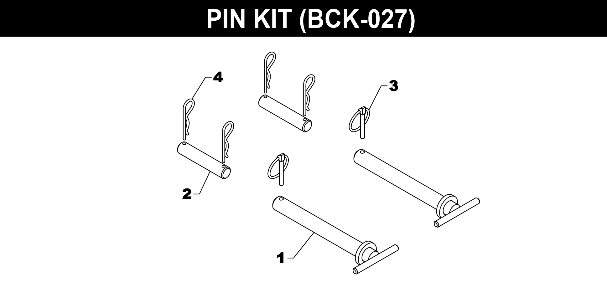 BCK-027 Pin Kit