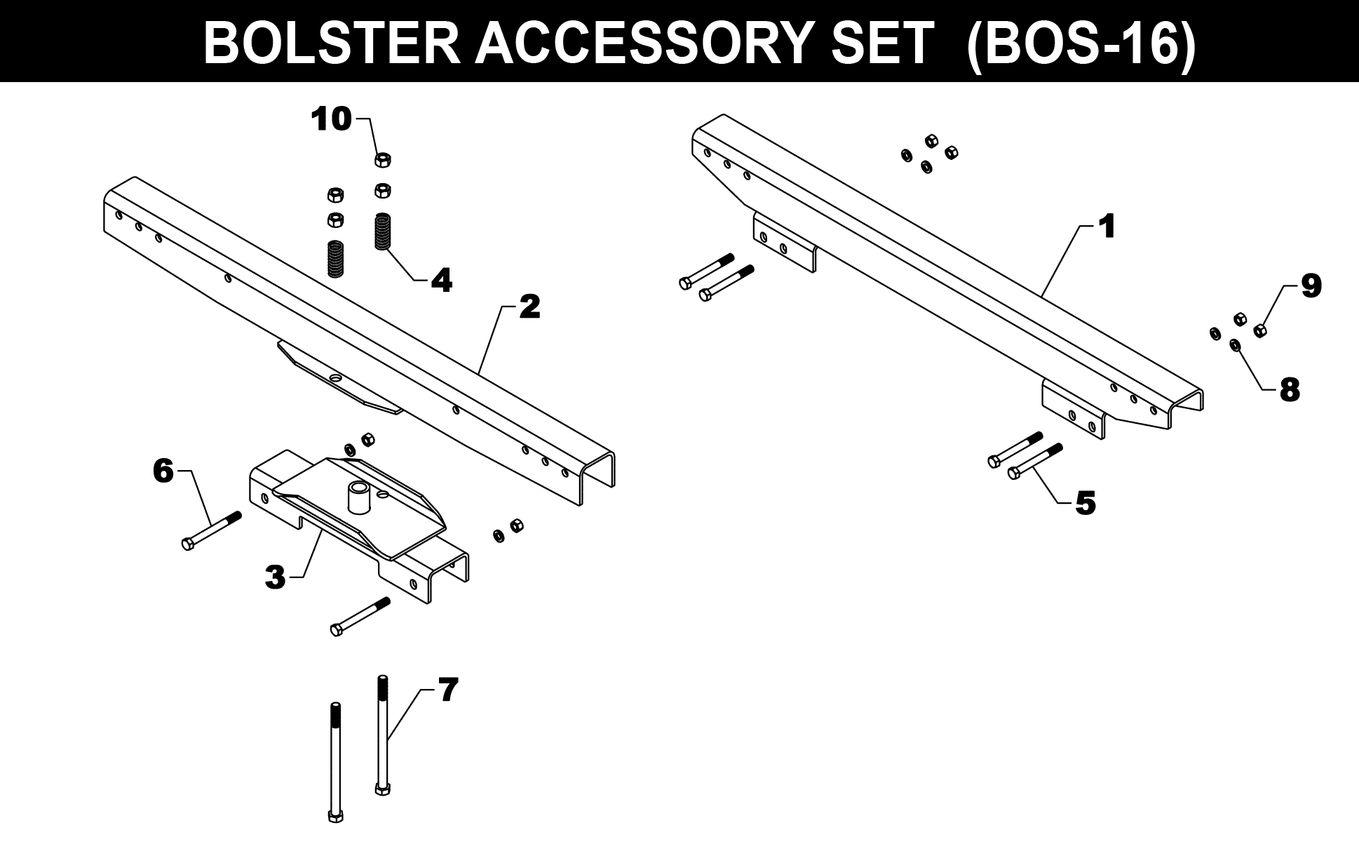 Bolster Accessory Set - BOS-16