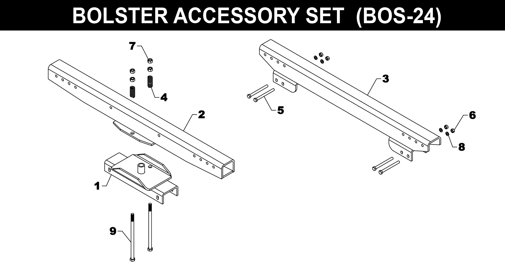 Bolster Accessory Set - BOS-24