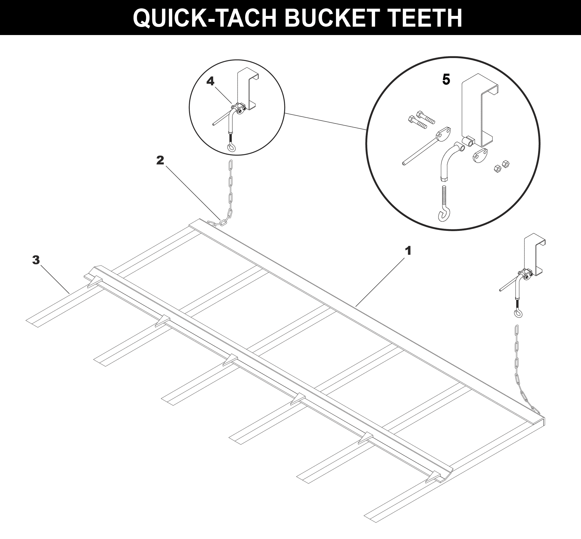 Quick-Tach Bucket Teeth