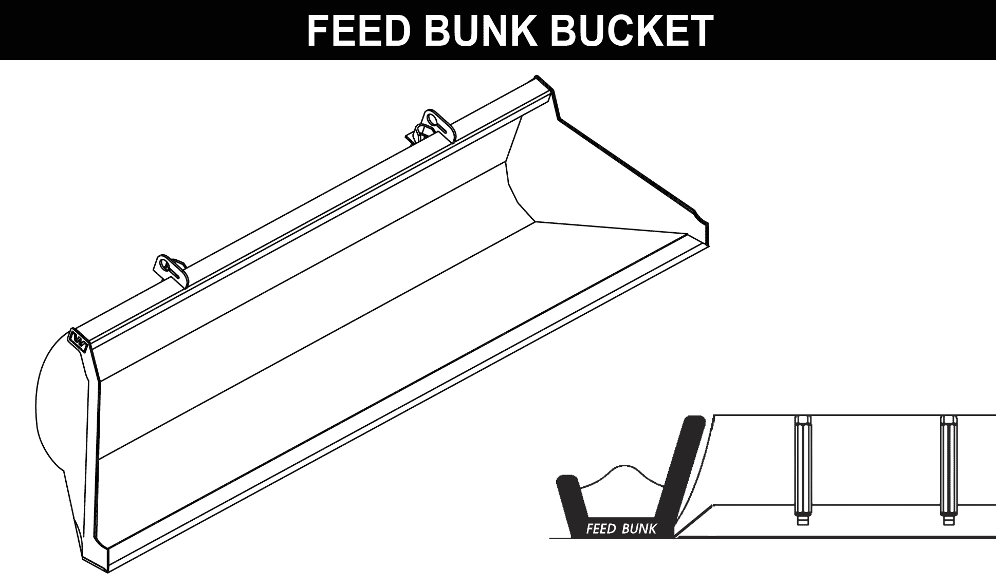 Feed Bunk Bucket