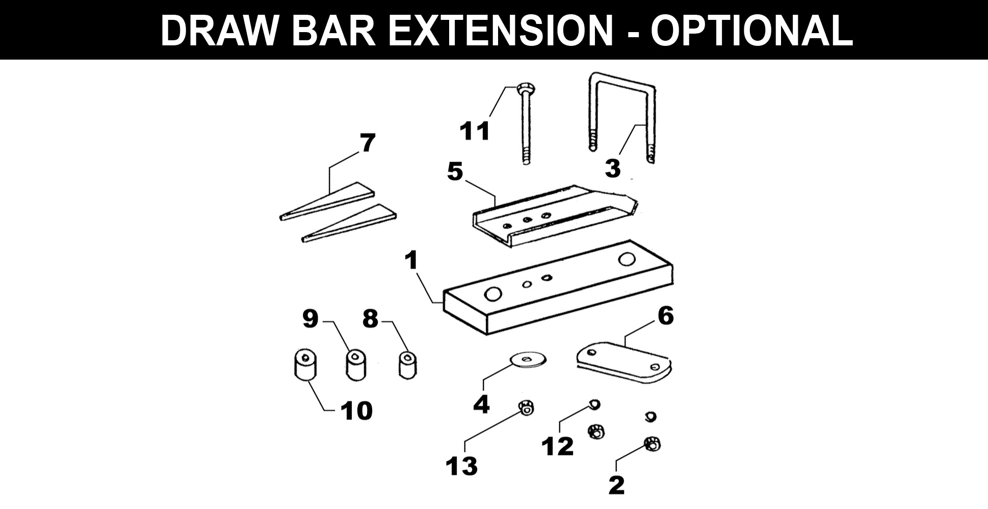 Hitch-N-Go Draw Bar Extension