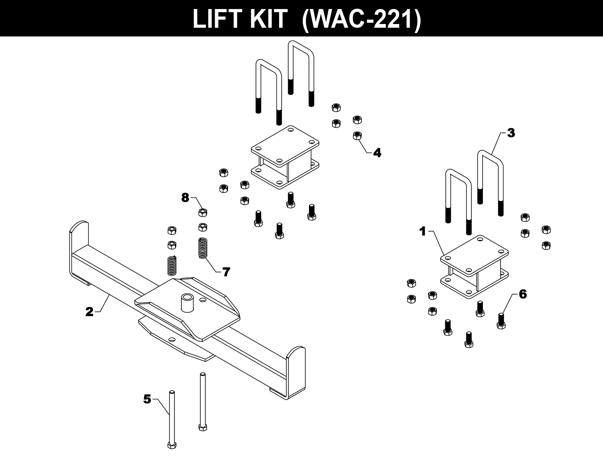 Lift Kit - WAC-221