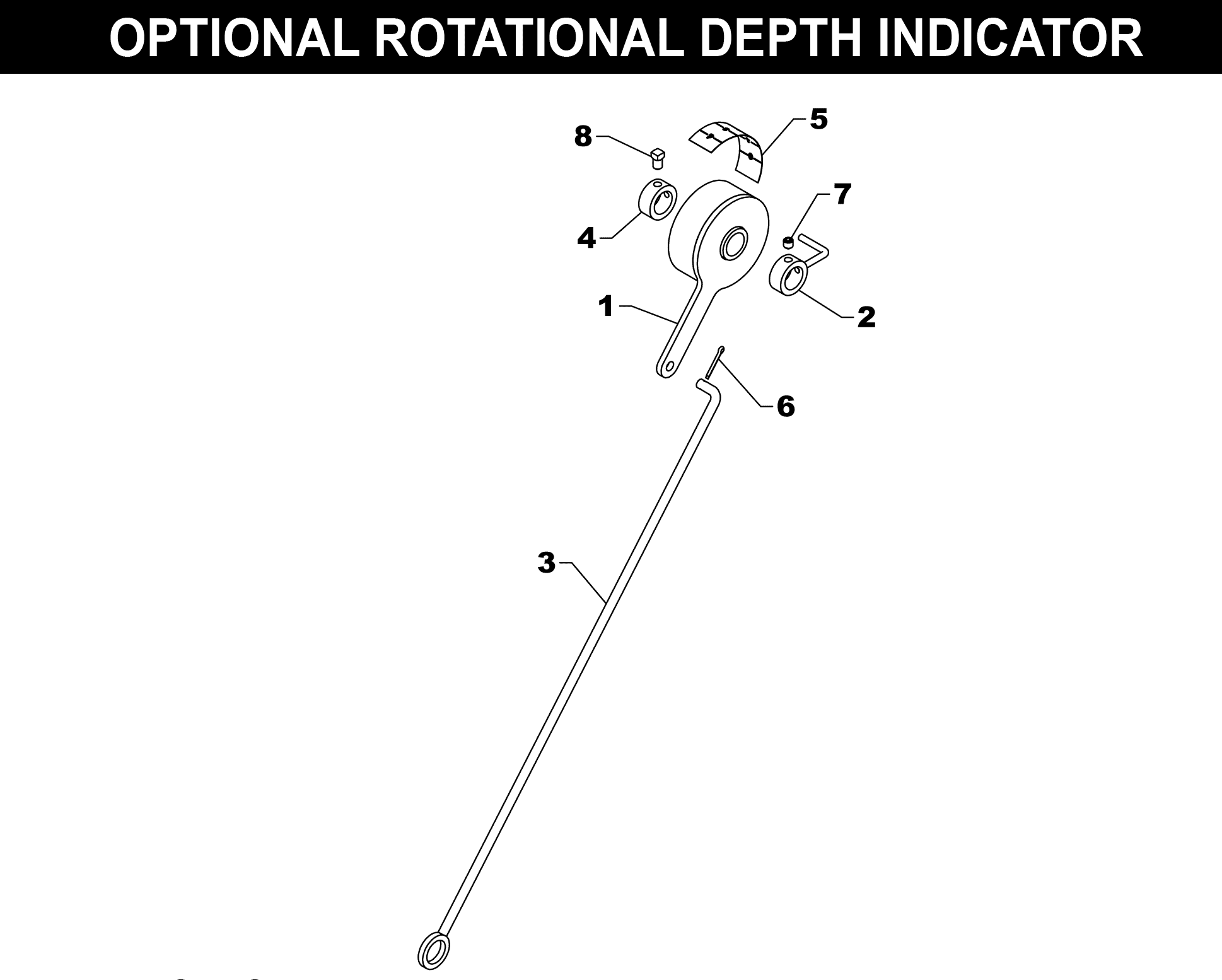 Optional Rotational Depth Indicator - Landscraper