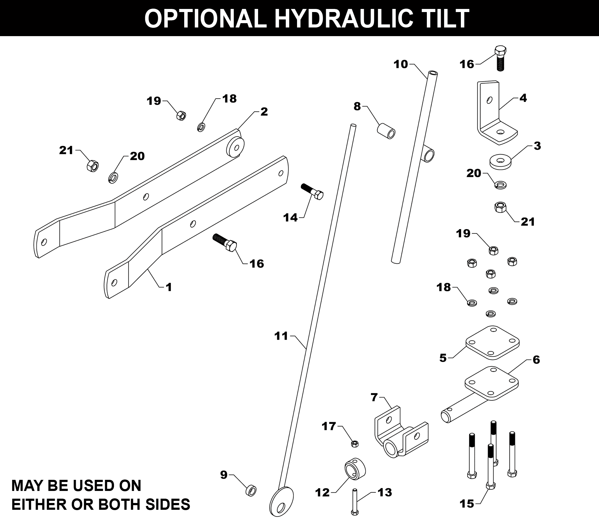 Optional Hydraulic Tilt - Landscraper