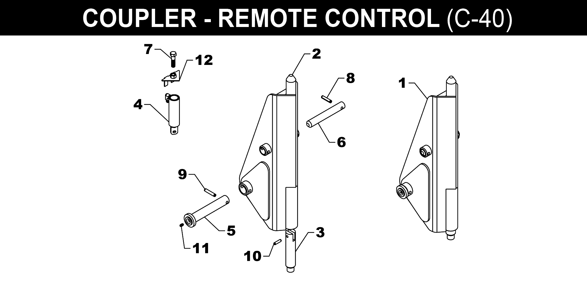 REMOTE CONTROL COUPLER - C-40