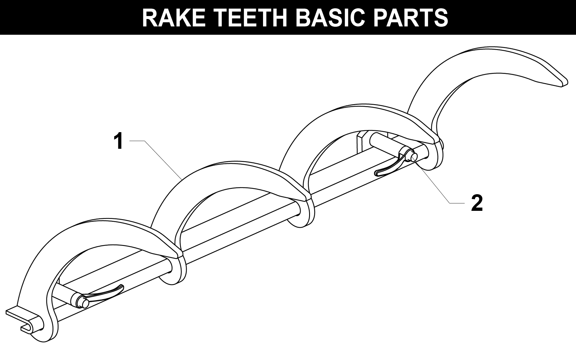 RK-40 Rake Teeth