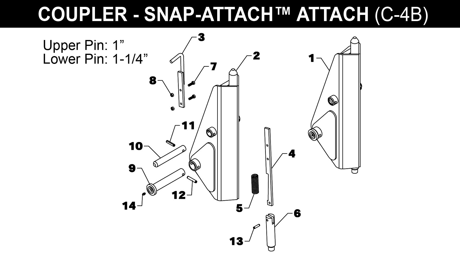 SNAP-ATTACH™ COUPLER - C-4B