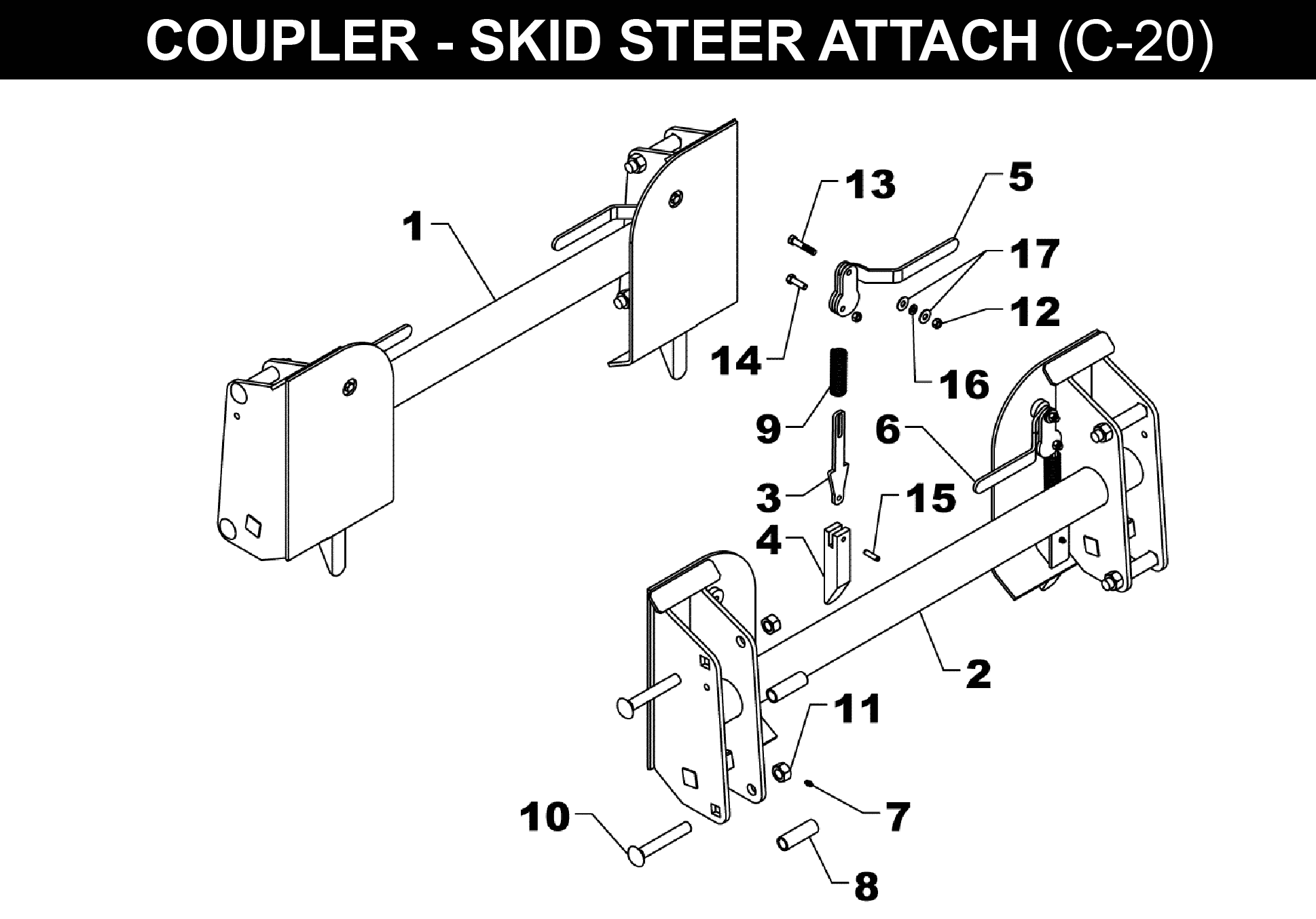 OPTIONAL SKID STEER COUPLER - C-20