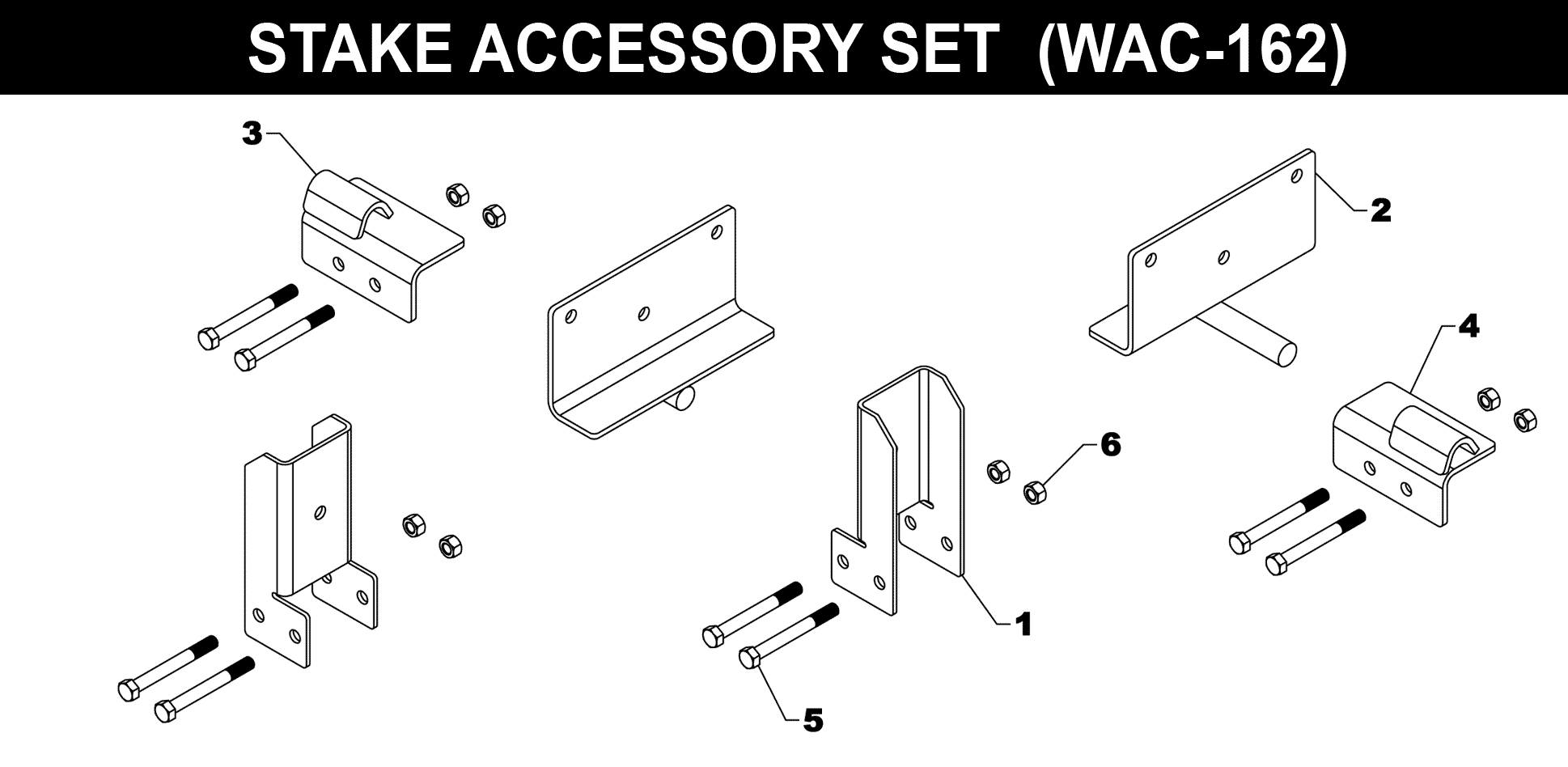 Stake Accessory Set - WAC-162