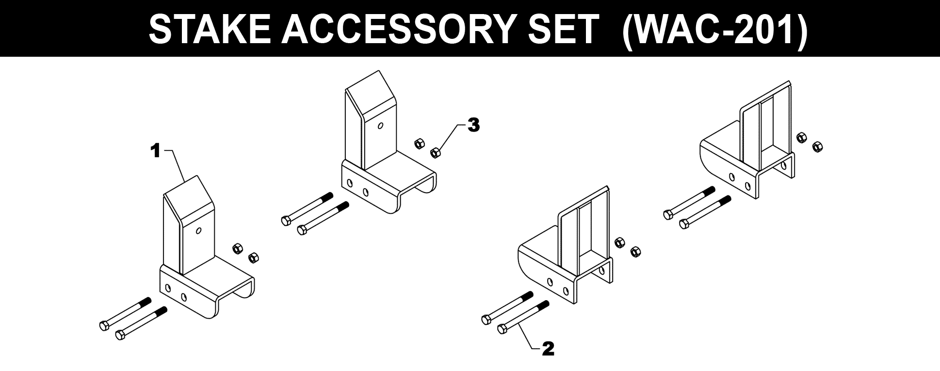 Stake Accessory Set - WAC-201