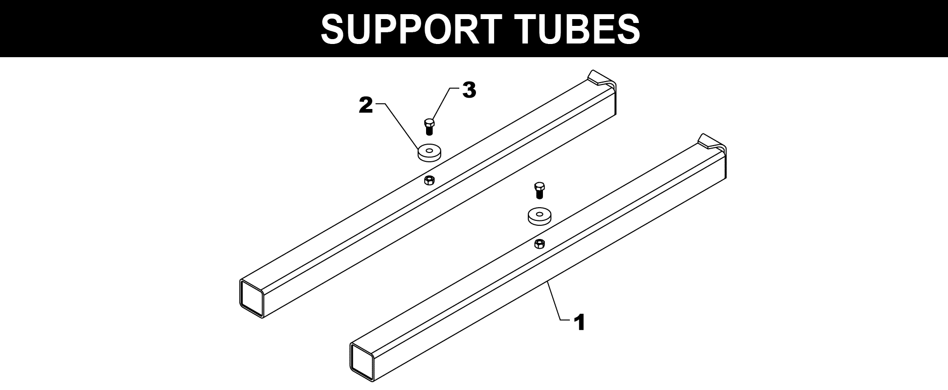 XTA SUPPORT TUBES 