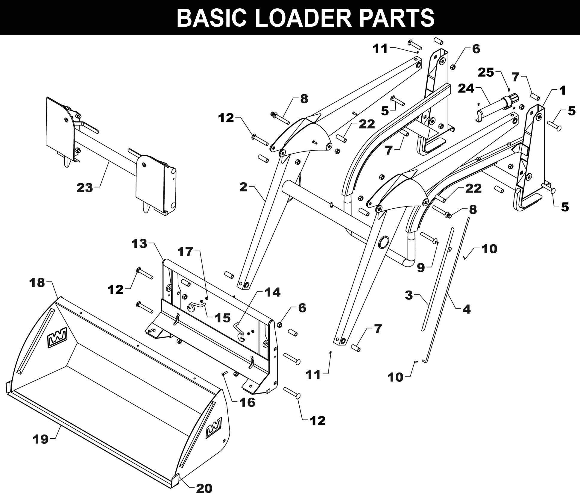 TA-111 Basic Loader Parts