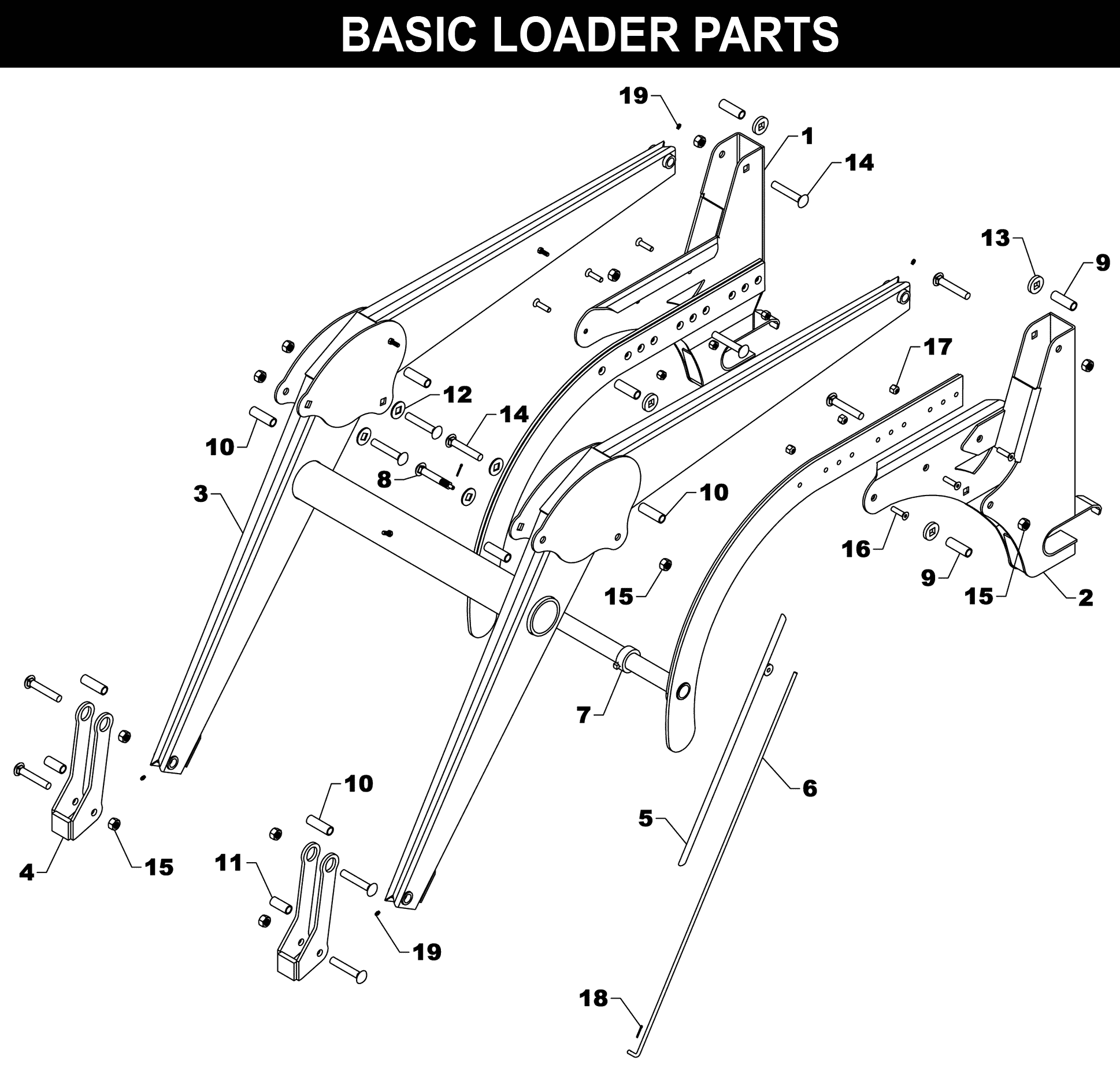TA-160 Basic Loader Parts