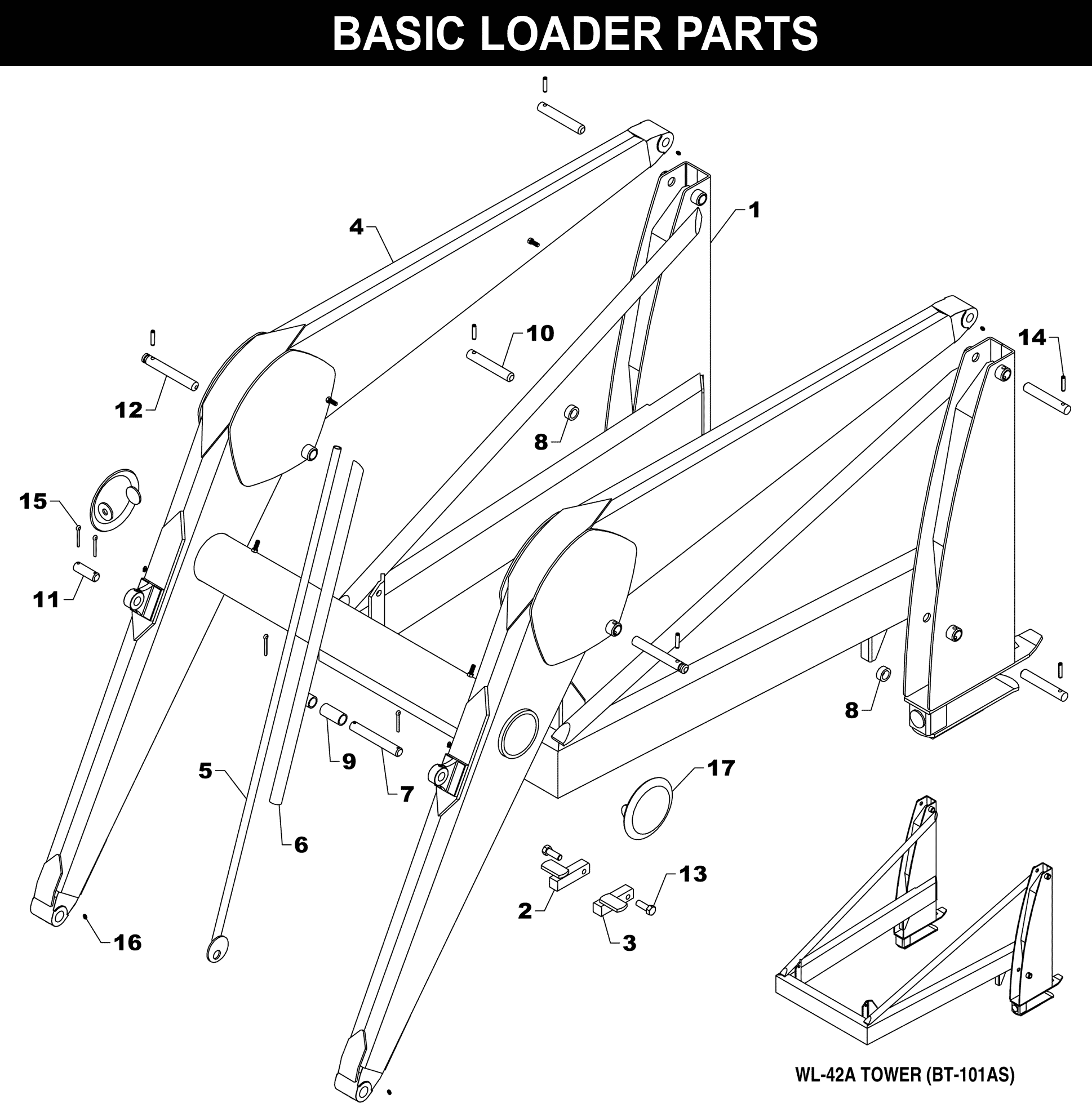 WL-42 Basic Loader Parts