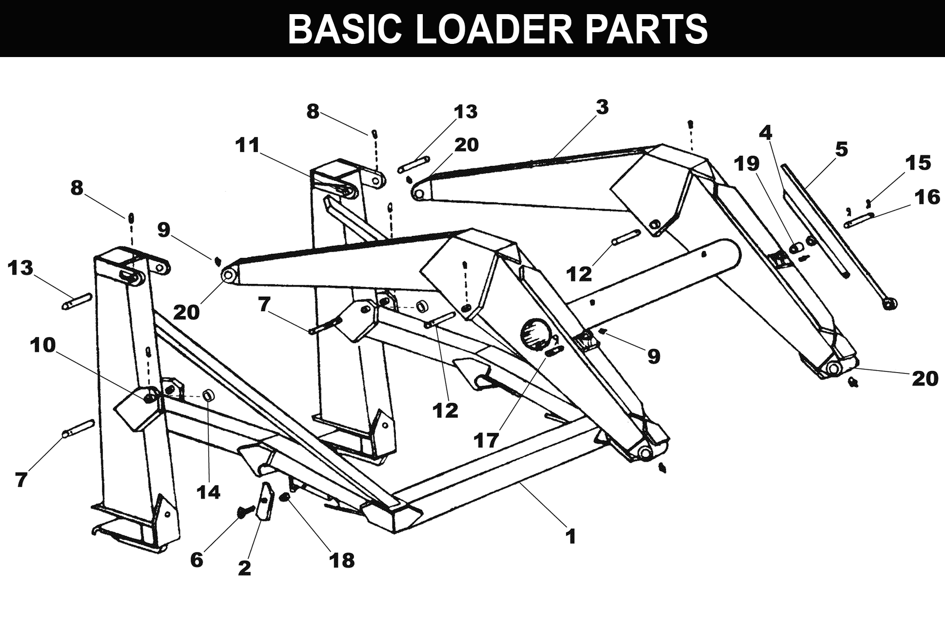 WL-61  Basic Loader Parts
