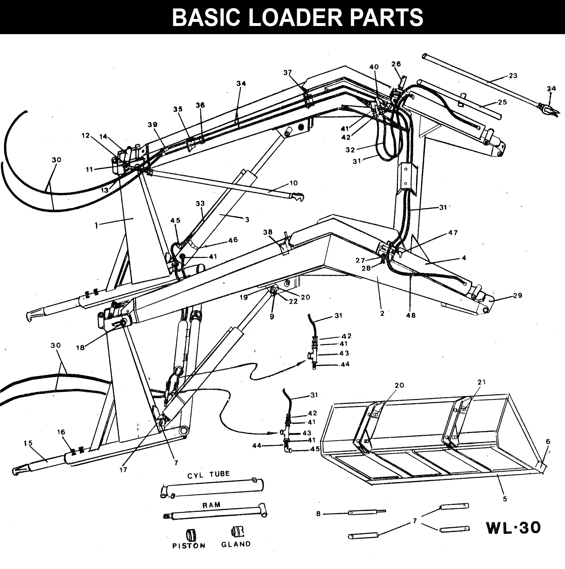 WL-30 Basic Loader Parts